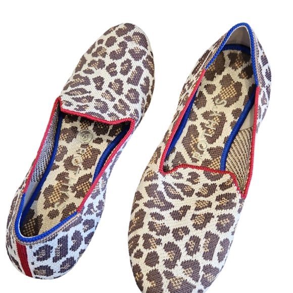 Rothy's Mocha Spot Leopard Size 6.5 - Picture 6 of 8